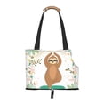 thumbnail image 2 of Xecao Cute Sloth In Yoga Pose Tree for Cat Carrier Small Dog Handbag: The Ideal Travel Companion for Your Pet, 2 of 8