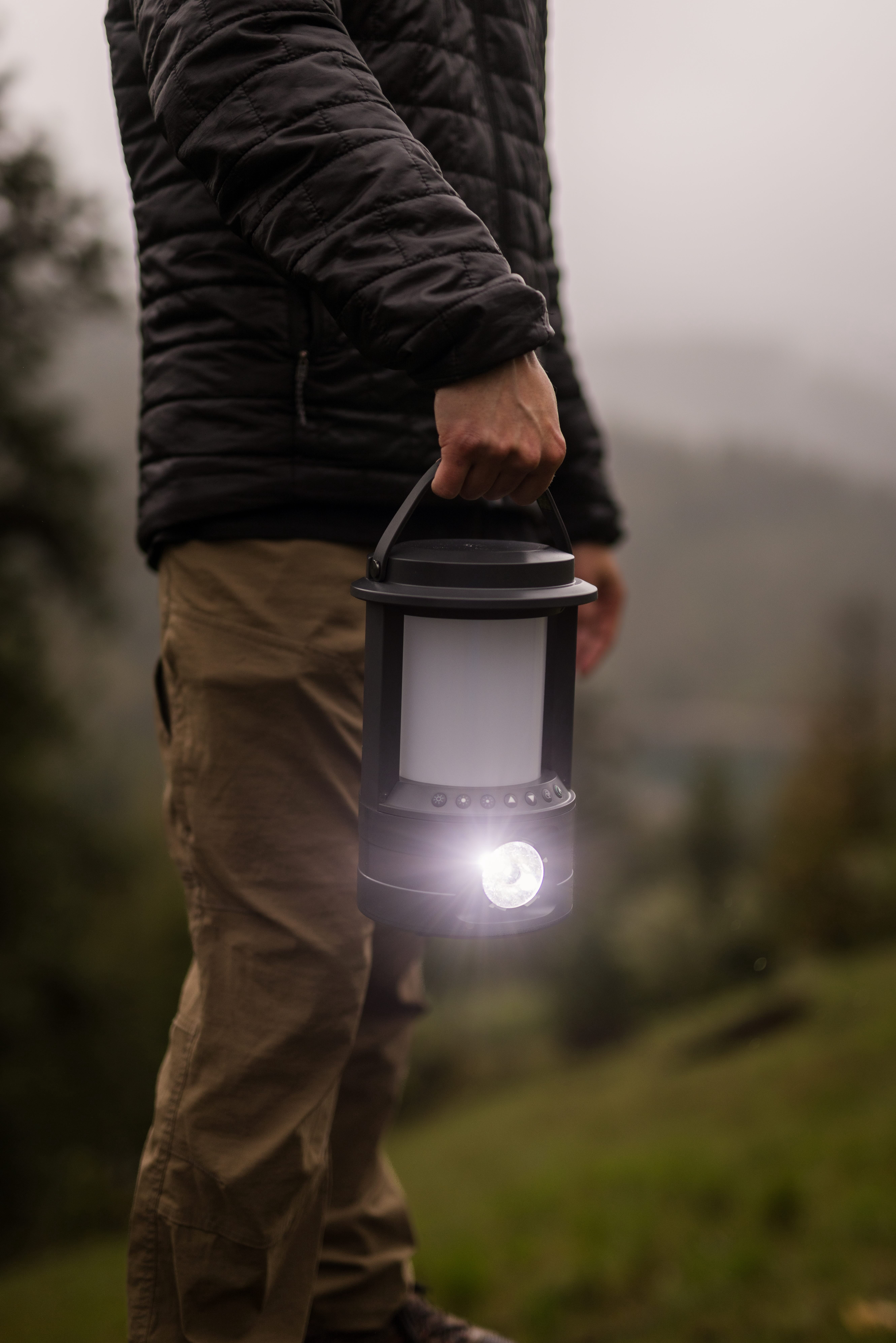 Swiss Tech Mehrlicht Rechargeable Lantern with Spotlight, 5000 Lumens, Weatherproof, IP54, 192 Hour Battery Life