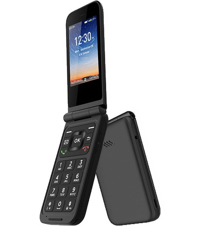 UScellular Hot Pepper Fresno 4G, Black Prepaid Basic Phone