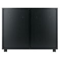 thumbnail image 2 of Winsome Halifax Bins & Drawers Multi-Storage Wide Mobile Cabinet 20804, Black Finish, 2 of 13