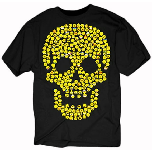 Emoji Skull Of Faces Adult T-Shirt