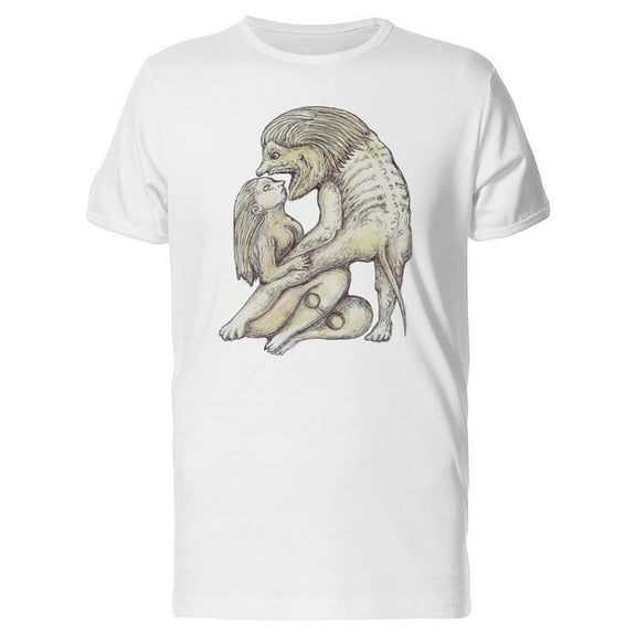Girl With Monster Lion Tee Men's -Image by Shutterstock