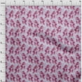thumbnail image 4 of oneOone Cotton Cambric Pink Fabric Floral Dress Material Fabric Print Fabric By The Yard 56 Inch Wide, 4 of 5