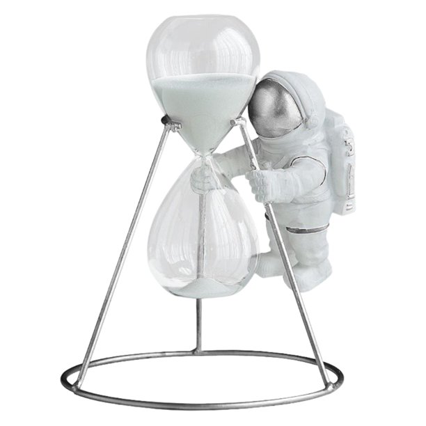 Reloj De Arena Reloj De Arena Reloj De Arena Estatua De Resina Dormitorio Para Niños 5 Minutos Plata Sunnimix reloj de arena de resina