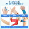 thumbnail image 3 of LotFancy Self Adhesive Bandage Wrap, 4" x 5 Yards, Elastic Cohesive Bandage, First Aid Medical Tape, 3 of 7