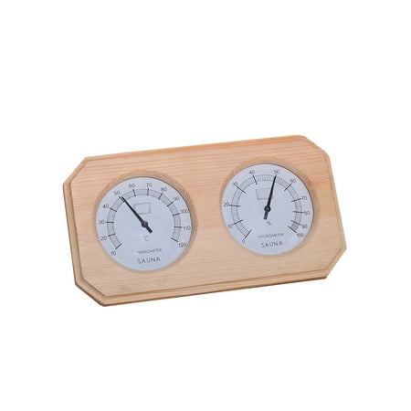 

In 1 Sauna Room Wood Hygrometer Steam Sauna Room Thermometure Instrument Humidity Meter Bath And Sauna Indoor Use