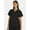 Black, variant on Women's Wrap Front Scrub Top, Sizes Xs-Xxxl
