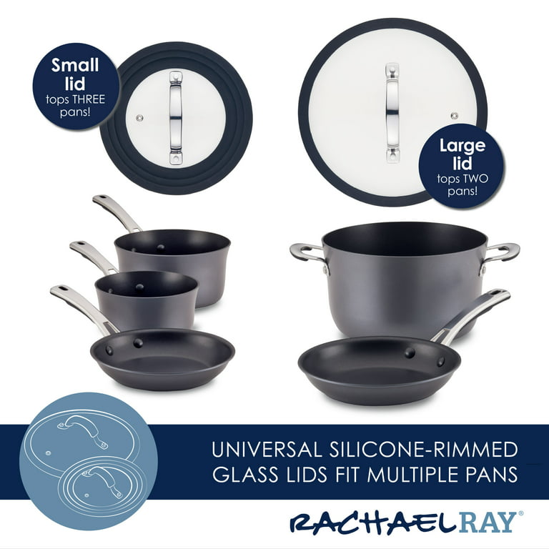  Rachael Ray 11-Piece Hard Anodized Aluminum Cookware