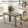 thumbnail image 4 of HOMCOM 47" Modern Dining Table for 4-6 People with Wood Effect, Light Grey, 4 of 10
