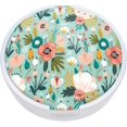 thumbnail image 1 of TIHYWR Retainer Case,Denture Case Cute Mouth Guard Case Container Storage Racks,Orthodontic Aligner Case With Mirror and Ventilatio,Light Green Flower, 1 of 7