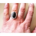 thumbnail image 6 of Black Onyx Mens Ring, Natural Black Onyx, December Birthstone, Silver Jewelry, 925 Silver Ring, Birthday Gift, Heavy Mens Ring, Arabic Design, Ottoman Style Ring, Christmas, Turkey Mens Signet Ring, 6 of 6