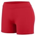 thumbnail image 2 of High Five 345583.083.S Girls Knock Out Shorts, Scarlet - Small, 2 of 2