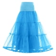 thumbnail image 6 of QSAWXQZ Women's Ankle Length Petticoats Long Wedding Crinoline Underskirt for Prom Evening Wedding Dress L, 6 of 11