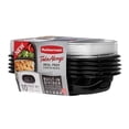 thumbnail image 2 of Contenedor Rubbermaid Take Alongs Rectangular con Divisiones 5 Piezas Negro, 2 of 3
