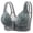 Grey, variant on 2PC Cotton Bralette for Home Leisure Hook Design Yoga Pants All Season Wireless Bras for Women,Grey,XL