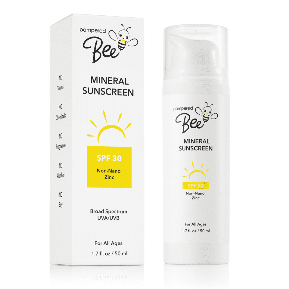 Pampered Bee Mineral Sunscreen,  1.7 fl oz