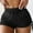 Black, variant on Clearance Clothes Under $5,Luxalzxs Shorts for Women Sexy Elastic Waist Sheer Mesh Pleated Side Tie Swimsuit Bottoms Fashion Solid Color See through Summer Beach Swim Shorts