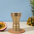 thumbnail image 4 of WEUVEB Vaso Metálico Dorado Para Bebidas Café Cerveza Y Refrescos Uso En Casa, 4 of 6