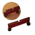 thumbnail image 6 of TISHITA Wooden Screen Base, Room Divider Stand, Office Support Feet, Divider, Wooden Frame, Dressing Room Panel Bracket, Screen Panel Feet Red Brown, 6 of 8