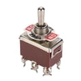 thumbnail image 2 of Interruptor De Palanca Dpdt 6 Pines 3 Posiciones Terninal On-Off-On 250V 15A 12Mm Orificio De Montaje 5 Uds Speravity TO003994-00, 2 of 7