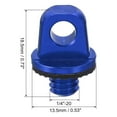 thumbnail image 2 of 1/4" Camera Neck Strap Screw Holder Quick Install Camera Screws with Rubber Washer, Blue 4 Pack, 2 of 5