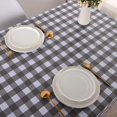 thumbnail image 4 of LAICAIW 100% Waterproof Vinyl Table Cloth, Oil-Proof Spill-Proof PVC Rectangle Tablecloth, Wipeable Plastic Table Cover for Outdoor, Picnic, Camping, 4 of 7