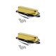 thumbnail image 3 of Toystoory Recogida de guitarra eléctrica Instrumento de cuerda de recogida de bobina simple profesional Oro 2Conjunto, 3 of 6