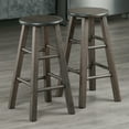 thumbnail image 3 of Winsome Element 2-Piece Counter Stools, Oyster Gray Finish, 3 of 7