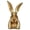 B, variant on Easter Gold Resin Bunny Table Decor, Easter Thinking Bunny Figurine for Home Table Centerpieces Golden Cute Rabbit Statue for Spring Living Room Shelf Mantel Decorations