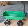 thumbnail image 4 of EastVita 1200Lbs Garden Dump Cart Heavy Duty Steel Utility Wagon with Large Dumping Bed Ideal for Yard Work Gardening Farm Outdoor Hauling, 4 of 9