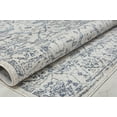 thumbnail image 4 of Mason Brooks Lexa NS95A Silvery Blue Tribal Vintage Ivory Area Rug, 2'6" x 4', 4 of 4