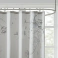 thumbnail image 4 of Madison Park Cassandra Rideau de Douche Contemporain en Coton Imprimé Bleu, 4 of 6