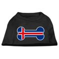 thumbnail image 1 of Chemises à Imprimé Drapeau d'Islande en Forme d'Os Noir XXXL(20), 1 of 1