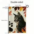 thumbnail image 3 of Fall Garden Flag Double Sided, Small Welcome Black Cat Garden Yard Flags for Seasonal Outside Outdoor House Decoration, 3 of 6