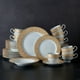 thumbnail image 5 of Juego de vajilla Mikasa Parchment Gold, 40 piezas, servicio para 8, 5 of 9