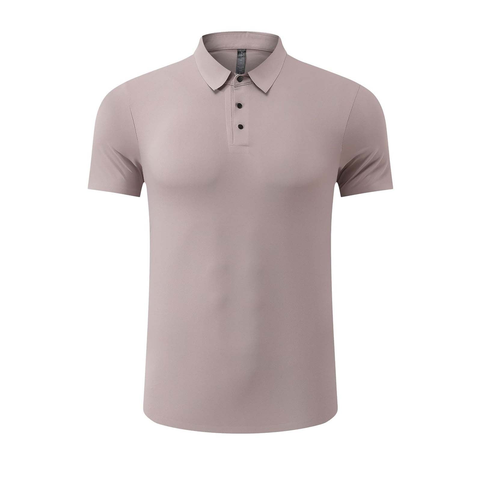 Maean Mens Golf Shirt Lightweight Quick Dry Breathable Athletic Tee Collared Summer Casual Business Tshirts