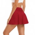thumbnail image 3 of Rosvigor Plus Size Womens Pleated Tennis Skirt with Built-in Shorts High Waisted Athletic Skort with Pocket for Running Workout, 3 of 8