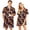 Orange, variant on Matching Halloween Pajamas for Couples 2 Piece Short Sleeve Button Down Pjs Soft Breathable Sleepwear Loungewear for Women Men Pumpkin Ghost Bat Web Print Black L