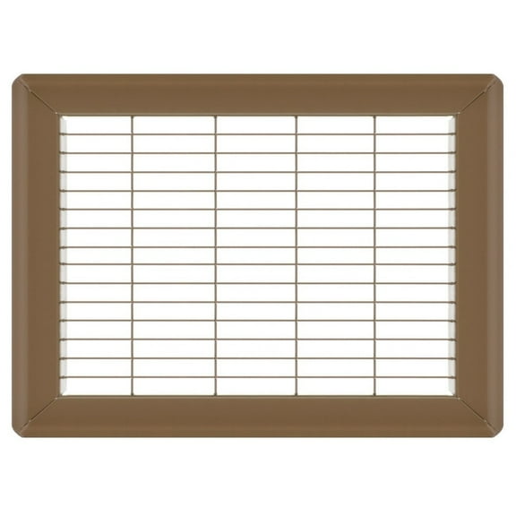 Imperial Brown 8wx10L Heating & Cooling Register for Floor