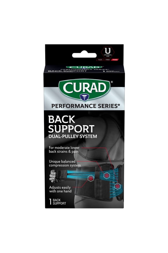 Performance Series Back Support, Dual-Pulley System, Universal