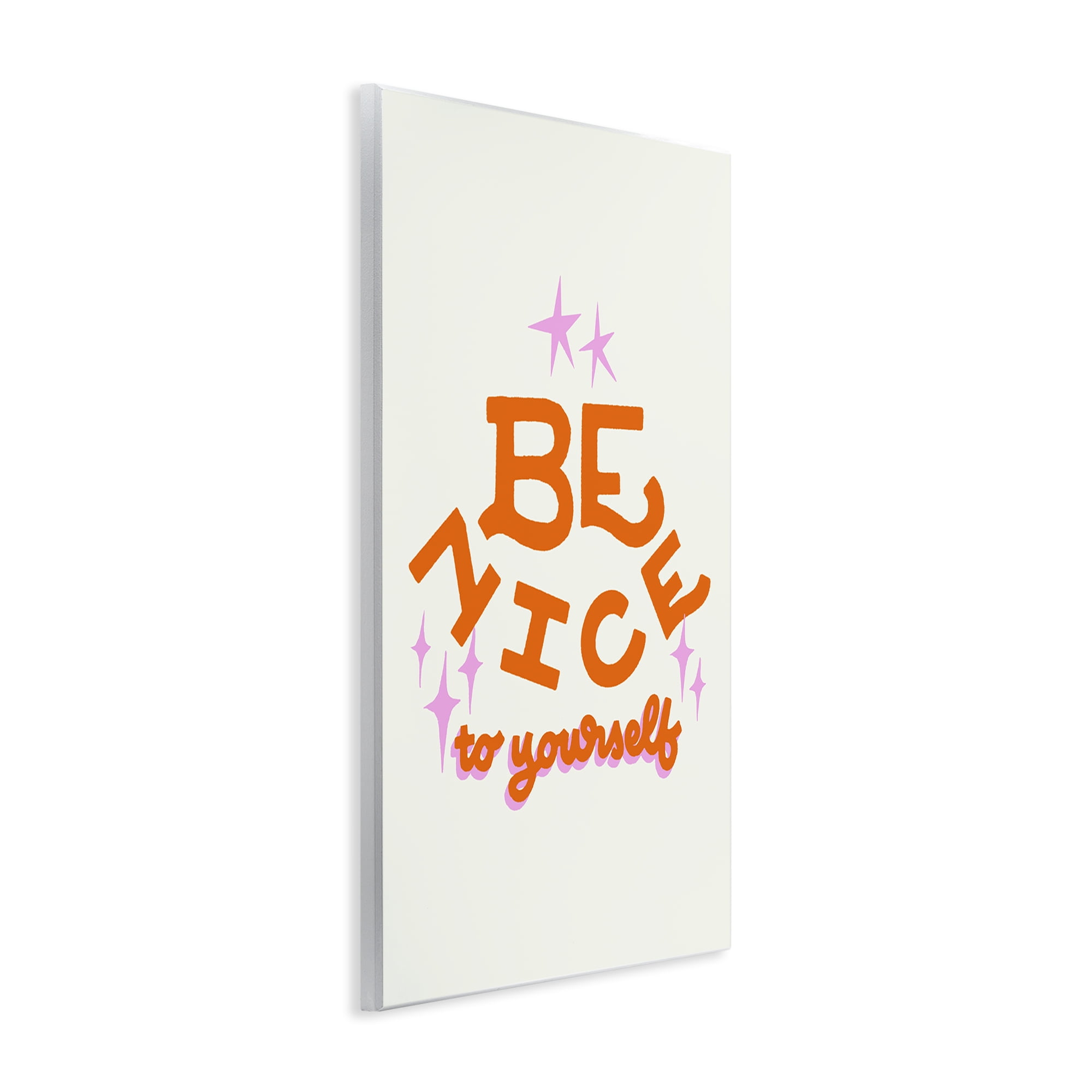 Stupell Industries Be Nice To Yourself Wall Plaque Art, design by Indira Prieto | IndySign