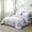 Light Grey, variant on Bed in a Bag 7 count, Light Gray Solid Comforter with Cute Colorful Butterfly Sheet Set, Soft Reversible Bedding Sets with Comforter, Sheets, Pillowcases & Shams for Seasons