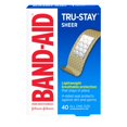 thumbnail image 1 of Tiras adhesivas Band-Aid Tru-Stay, tiras transparentes, 40 unidades, 1 of 8