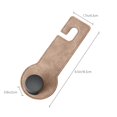 thumbnail image 3 of Car Accessories Portable Leather Car Seat Back Hidden Hooks Invisible Gasoline Car Rear Backpack Small Things Storage Hooks on Clearance, 3 of 7