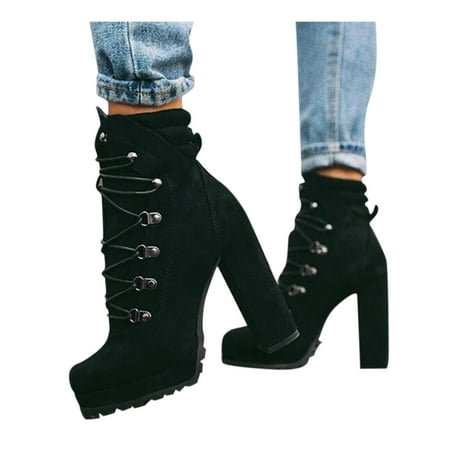 

Gubotare Womens Rain Boots Women s Slip on Ankle Boot Western Almond Round Toe Low Heel Elastic Chelsea Bootie Black 10