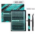 thumbnail image 1 of jhiwgzj Lash Extension Kit Individual Lashes Clusters Kit Lash Bond And Seal Lash Remover For Eyelashes Extensions Lash Applicator Tool For False Eyelash Cluster Kit, 1 of 1