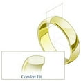 thumbnail image 3 of Wellingsale Mens 14k Yellow Gold Solid 6mm CLASSIC FIT Traditional Wedding Band Ring - Size 7.5, 3 of 5