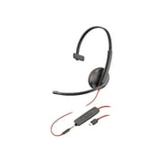 Poly Blackwire 3215 Monaural Headset +USB-C/A Adapter TAA