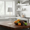thumbnail image 4 of NXTMART Rechargeable Table Lamp, RGB Color Changing & Dimmable, 5000mAh Battery, IP54 Waterproof, 3 Light Temperatures, Touch Control for Bedroom, Desk, Patio, Outdoor, White, 4 of 8
