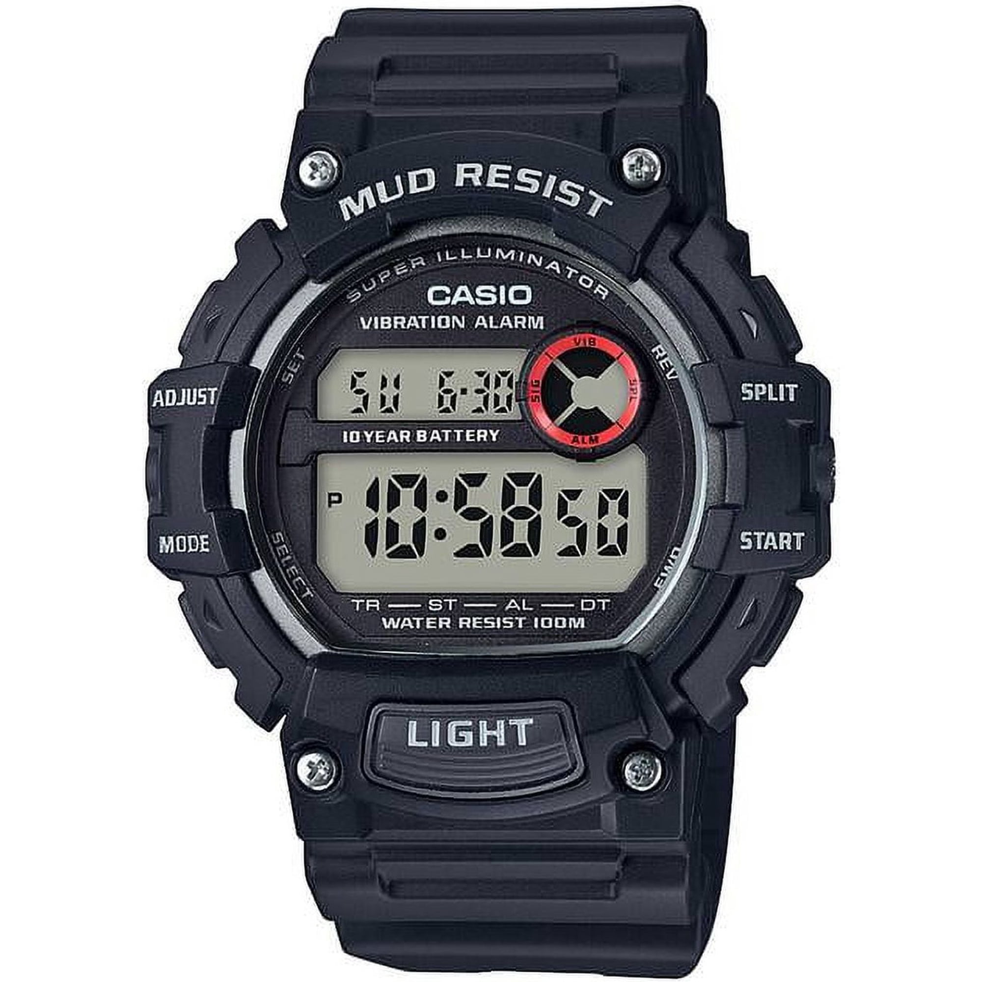 Casio Men's Mud-Resistant Sport Watch, Black/Gray TRT110H-1AV